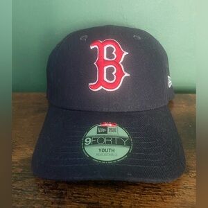 Brand New New ERA 9Forty Red Sox Velcro Back Hat. Size- Youth Adjustable.